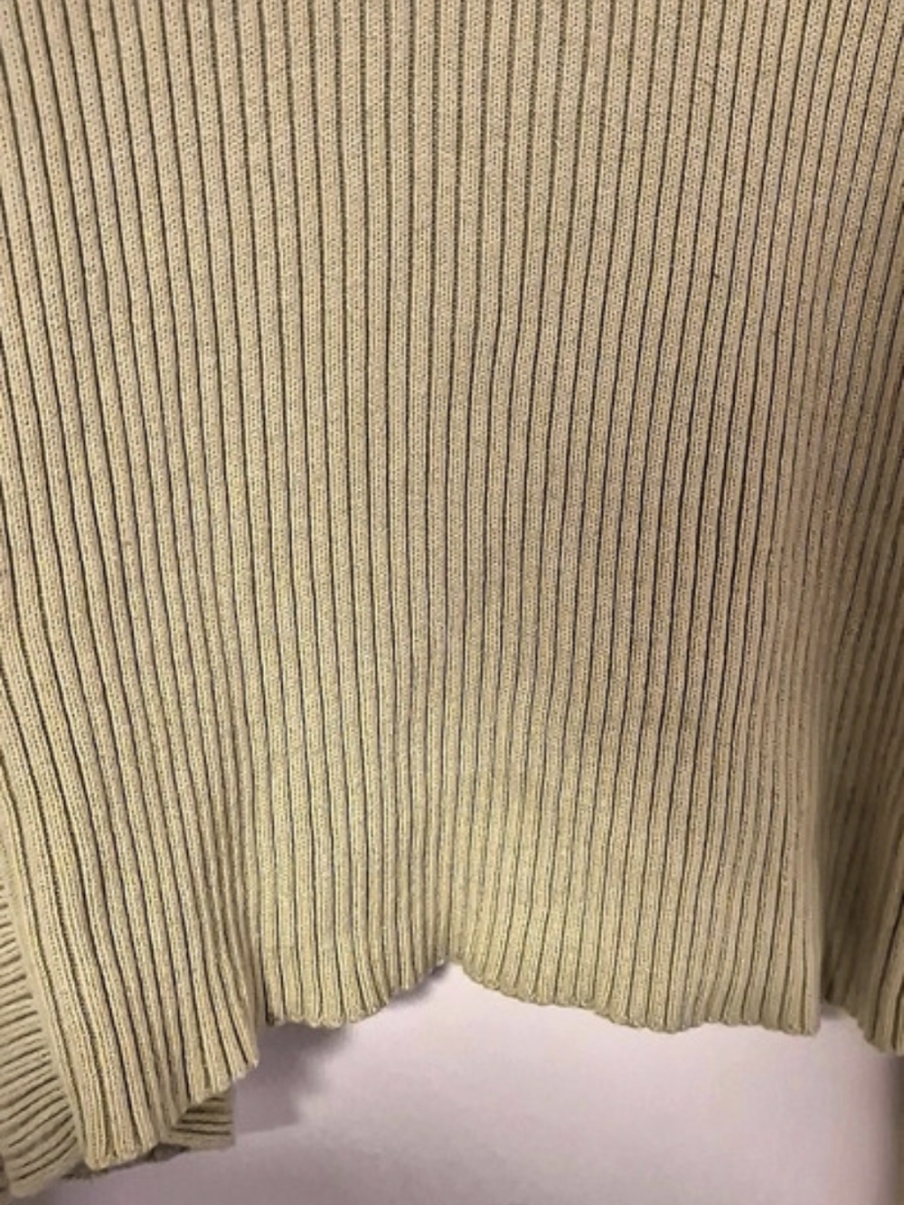 Off Shoulder Intermix Ribbed Knit Sweater  Size Small - Picture 6 of 16